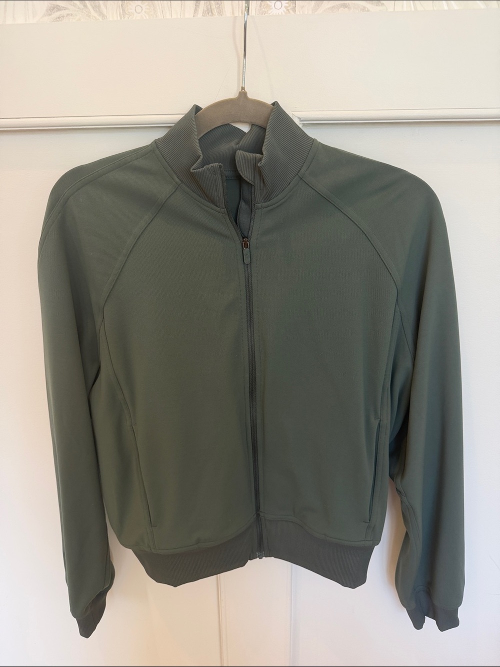 lululemon athletica Olive Green Bomber Jacket